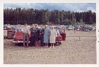 Kolmårdens bilparkering 1965...